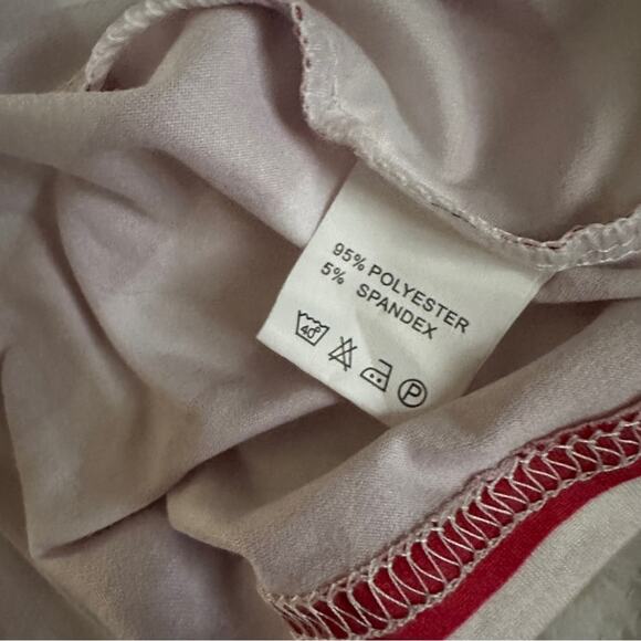 Spadehill Size S Cold Shoulder Button Down Top Stretch Stars Stripes America USA - Picture 5 of 13